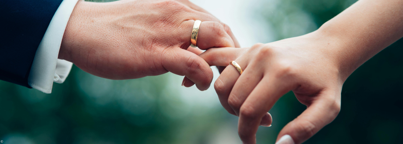 Hochzeit Hände Ringe