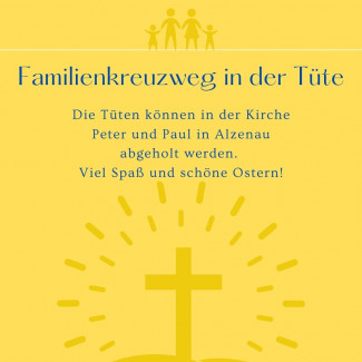 Familienkreuzweg in der Tüte