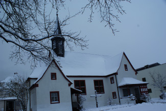 Kirche Peter im Paul im Schnee