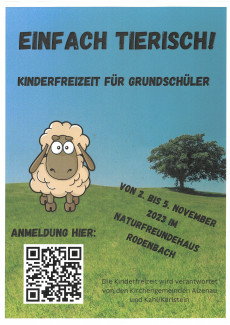 Plakat Kinderfreizeit