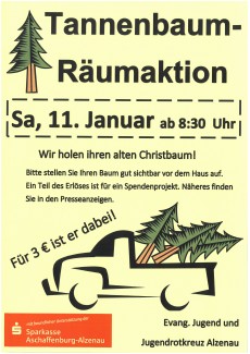 Plakat Tannenbaum-Aktion