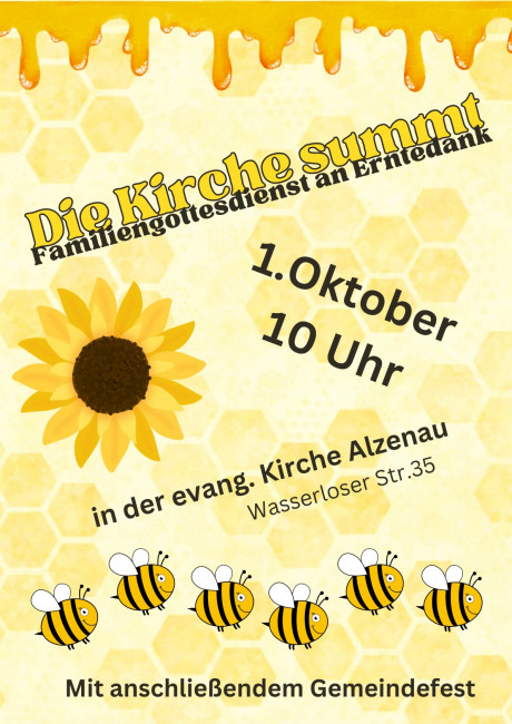 Plakat zum Familiengottesdienst