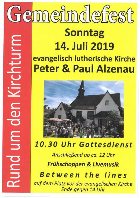 Plakat Gemeindefest