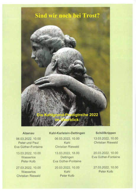 Plakat Predigtreihe 2022
