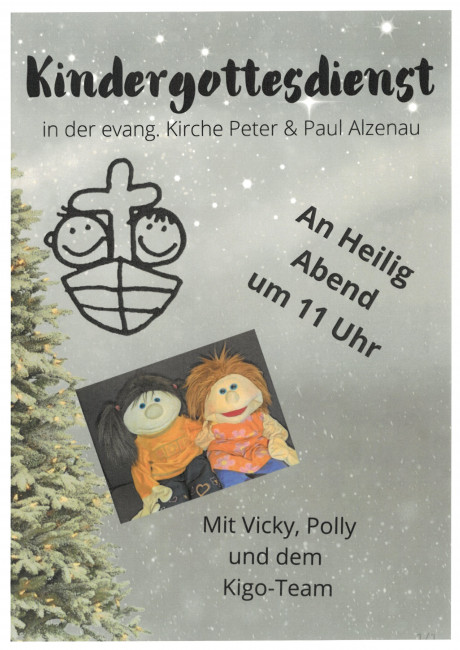 Plakat Weihnachts-KiGo