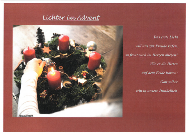 Lichter im Advent