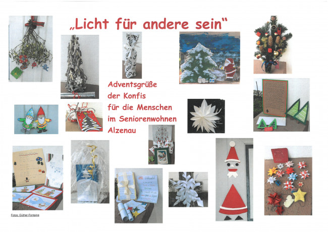 Adventsgrüße der Konfis