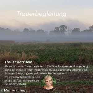 Flyer Trauerbegleitung Michaela Lang