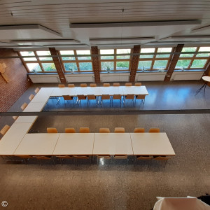 Großer Saal von oben